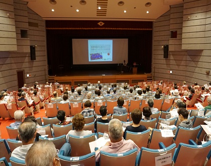 上郡市高齢者大学で講演