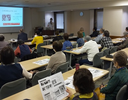 京都シニア大学で講演