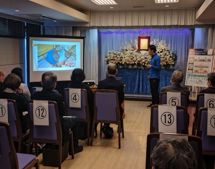 「くらしの友いずみ総合斎場」にて講演