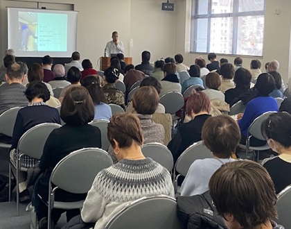 神戸市長田区役所にて講演