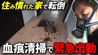 【特殊清掃】まさかここで転ぶとは…高齢者の転倒事故現場の血痕清掃